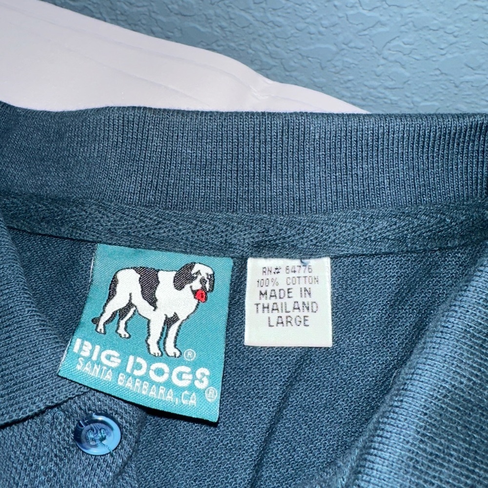 BIG DOGS Polo Shirt with Dog Embroidery - Picture 7 of 8
